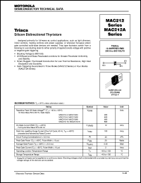 MAC212A6 datasheet: Triac MAC212A6