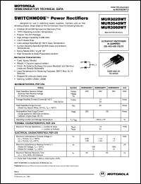 MUR3040WT datasheet: SWITCHMODE  power rectifier MUR3040WT