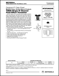 MTSF3N02HDR2 datasheet: TMOS single N-channel field effect transistor MTSF3N02HDR2
