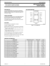 LM224N datasheet: Low power quad op amps LM224N