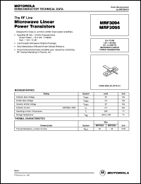 MRF3095 datasheet: Microwave linear power transistor MRF3095