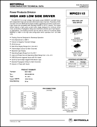 MPIC2112DW datasheet: High and low side driver MPIC2112DW