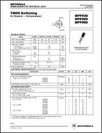 MPF990 datasheet: TMOS switching MPF990