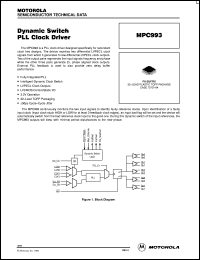 MPC993FA datasheet: Dynamic switch PLL clock driver MPC993FA