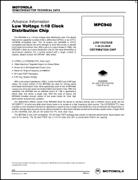 MPC940FA datasheet: Low voltage 1:18 clock distribution chip MPC940FA