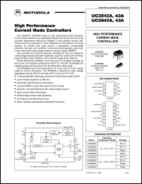 UC2842AD datasheet: High performance current mode controller UC2842AD