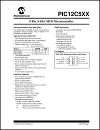 PIC12C508-04/P datasheet: 8-Pin, 8-Bit CMOS microcontroller PIC12C508-04/P