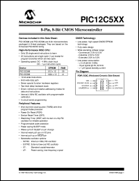 PIC12C509T-04/SM datasheet: 8-Pin, 8-Bit CMOS microcontroller PIC12C509T-04/SM