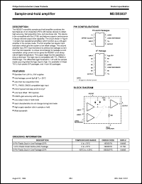 NE5537D datasheet: Sample-and-hold amplifier NE5537D