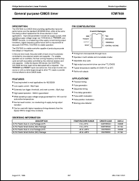 ICM7555CFE datasheet: General purpose CMOS timer ICM7555CFE