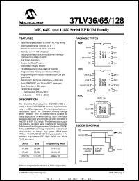 37LV128-/SN datasheet: 128K EPROM 37LV128-/SN