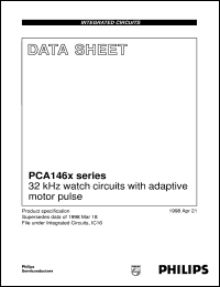 PCA1467U/10 datasheet: 32 kHz watch circuits with adaptive motor pulse PCA1467U/10