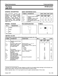 BT258-600R datasheet: Thyristors logic level BT258-600R