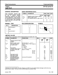 BT132-600D datasheet: Triacs logic level BT132-600D