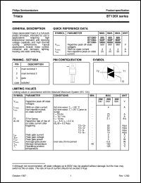 BT136X-500G datasheet: Triacs BT136X-500G