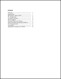 S-1343AF datasheet: CMOS 4-bit 1-chip mocrocomputer S-1343AF