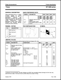 BT138B-600G datasheet: Triacs BT138B-600G