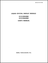 G121C0AX000 datasheet: Liquid crystal display module G121C0AX000