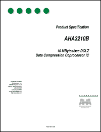 AHA3210B-020PQC datasheet: Data compression coprocessor IC AHA3210B-020PQC