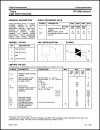 BT139B-500H datasheet: Triacs high noise immunity BT139B-500H