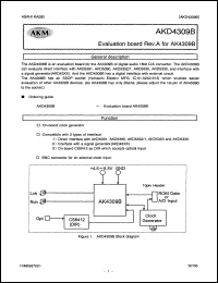 AKD4309B datasheet: Evalution board AKD4309B