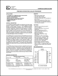 ALD500SC datasheet: Precision integrating analog processor ALD500SC