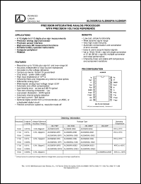 ALD500RA-20QEI datasheet: Precision integrating analog processor with precision voltage reference ALD500RA-20QEI