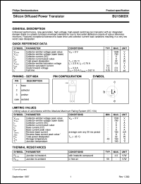 BU1506DX datasheet: Silicon Diffused Power Transistor BU1506DX