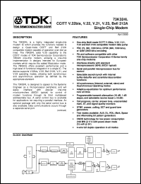 73K324L-IP datasheet: Single-chip modem 73K324L-IP