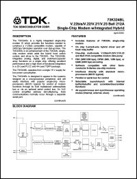 73K324BL-IGT datasheet: Single-chip modem with integrated hybrid 73K324BL-IGT