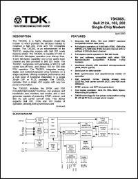 73K302L-IH datasheet: Single-chip modem 73K302L-IH