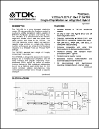 73K224BL-IGT datasheet: Single-chip modem with integrated hybrid 73K224BL-IGT