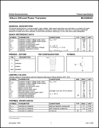 BU2508AX datasheet: Silicon Diffused Power Transistor BU2508AX