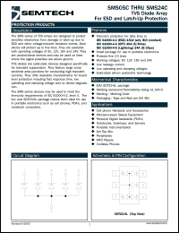 SMS05CTG datasheet: TVS diode array SMS05CTG