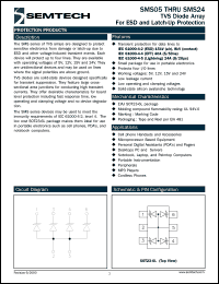 SMS15TG datasheet: TVS diode array SMS15TG