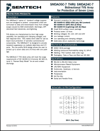 SMDA24C-7TB datasheet: Bidirectional TVS array SMDA24C-7TB