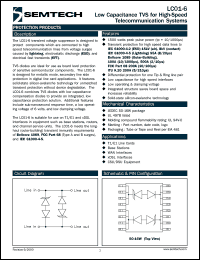 LC01-6TD datasheet: Low capacitance TVS LC01-6TD