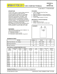 PHP208 datasheet: 7.500 & 15.000 watt TVS module PHP208