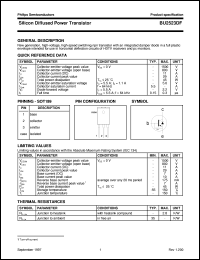 BU2523DF datasheet: Silicon Diffused Power Transistor BU2523DF