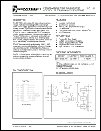 SC1157CS.TR datasheet: Programmable synchronous DC/DC  controller SC1157CS.TR