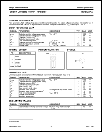 BU2722AX datasheet: Silicon Diffused Power Transistor BU2722AX