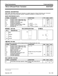 BU2725AF datasheet: Silicon Diffused Power Transistor BU2725AF