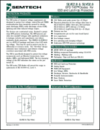 SLVE2.8.TC datasheet: EPD TVS diode for ESD and latch-up protection SLVE2.8.TC