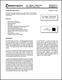 SK100LVE111 datasheet: Low voltage 1:9 differential SK100LVE111