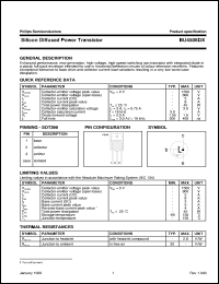 BU4506DX datasheet: Silicon Diffused Power Transistor BU4506DX