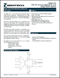 E142AHF datasheet: Cross point switch E142AHF