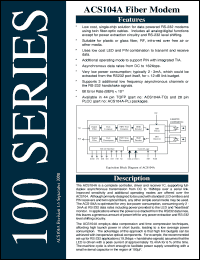 ACS104A-PL datasheet: Fiber modem ACS104A-PL