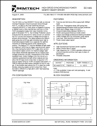 SC1405TS.TR datasheet: High speed synchronous power mosfet smart driver SC1405TS.TR