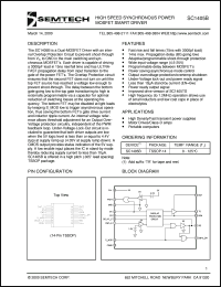 SC140B.TR datasheet: High speed synchronous power mosfet smart driver SC140B.TR