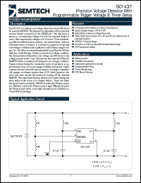 SC1437ISK-B42TR datasheet: Precision voltage detector SC1437ISK-B42TR